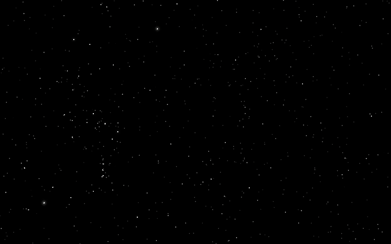 Starfield rendered using the new code